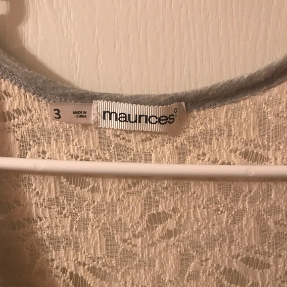 Beaded tank top with lace - Picture 5 of 5